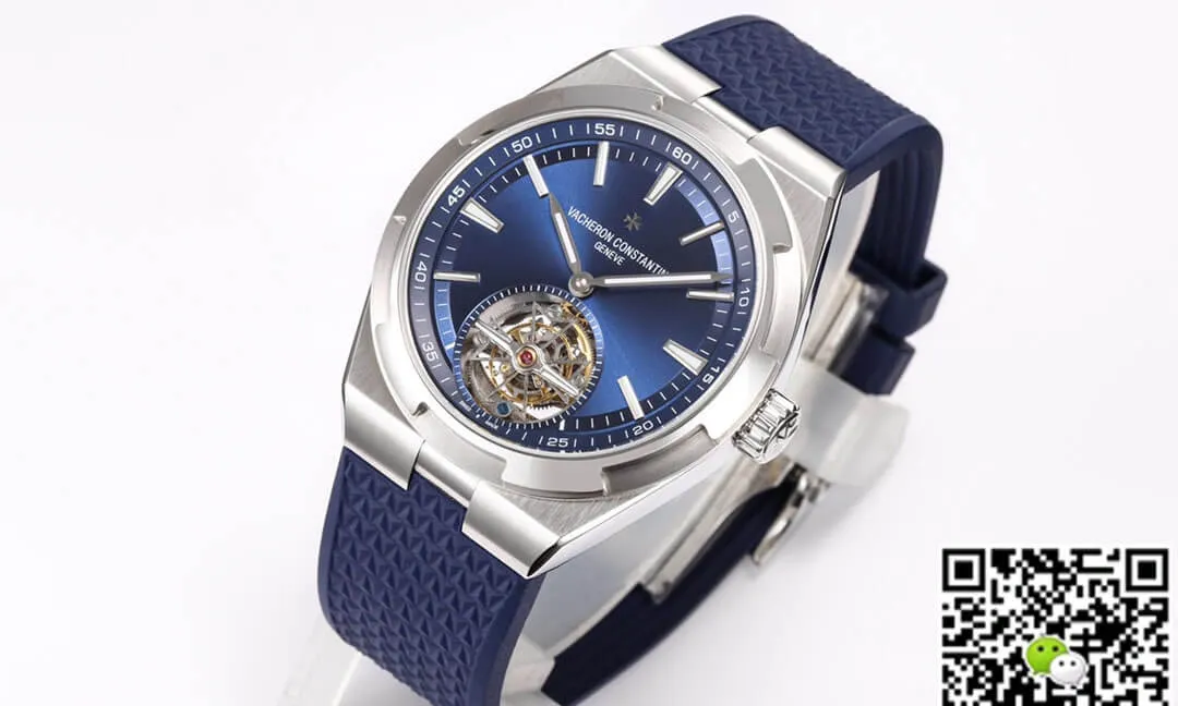 Vacheron Constantin Overseas Tourbillon 6000V 110A-B544 BBR Factory 1:1 Best Edition Replica Watch Rubber Strap