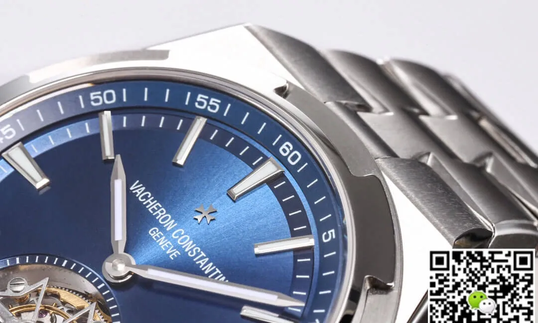 Vacheron Constantin Overseas Tourbillon 6000V 110A-B544 BBR Factory 1:1 Best Edition Replica Watch Silver Strap