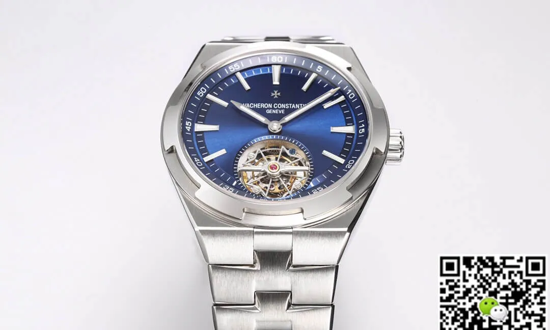 Vacheron Constantin Overseas Tourbillon 6000V 110A-B544 BBR Factory 1:1 Best Edition Replica Watch Silver Strap