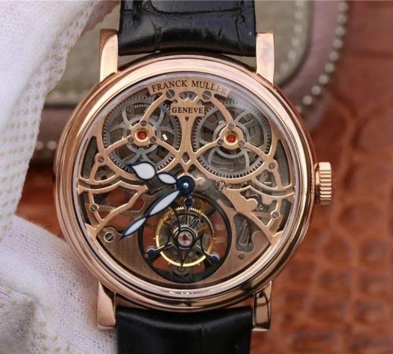 Franck Muller Giga Tourbillon 7049 T G SQT Rose Gold 1:1 Best Edition Replica Watch Swiss Tourbillon