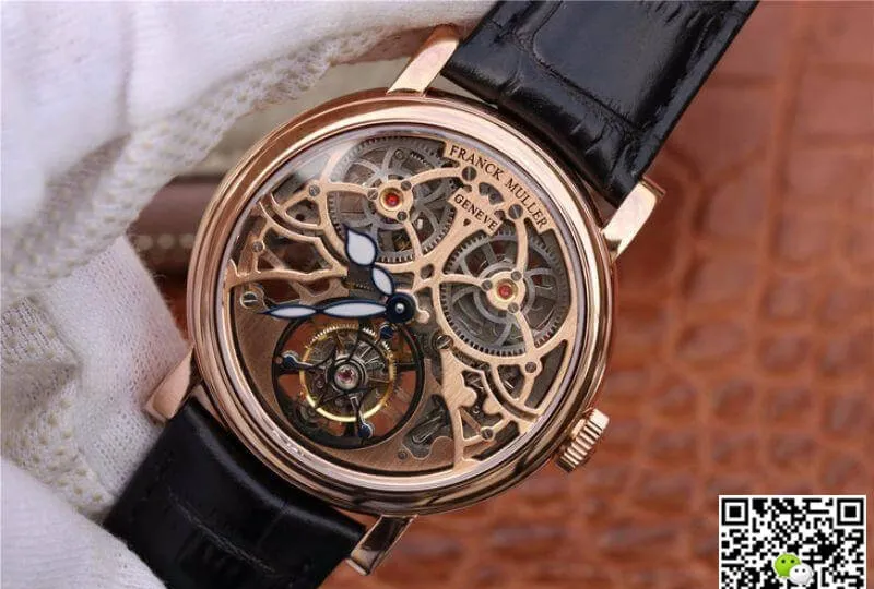 Franck Muller Giga Tourbillon 7049 T G SQT Rose Gold 1:1 Best Edition Replica Watch Swiss Tourbillon