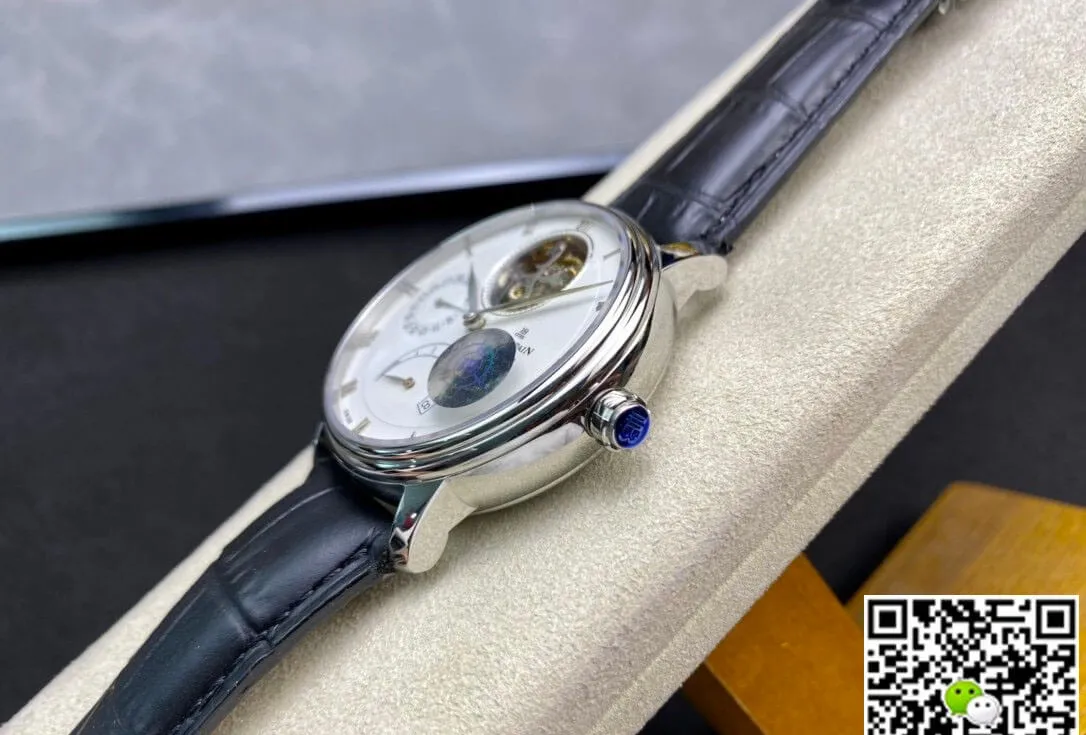 Blancpain Villeret 6025-1542-55 True Tourbillon JB Factory 1:1 Best Edition Replica Watch White Dial Swiss Cal.25