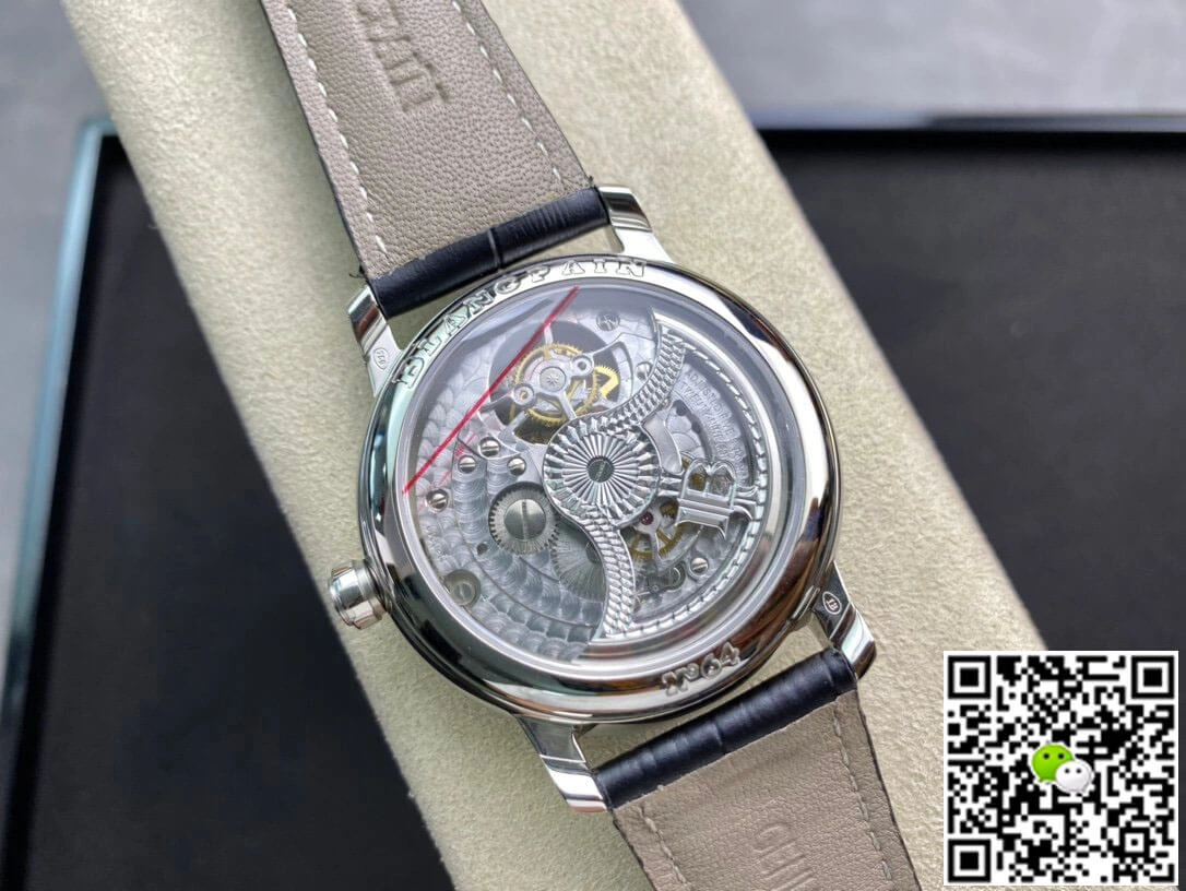 Blancpain Villeret 6025-1542-55 True Tourbillon JB Factory 1:1 Best Edition Replica Watch White Dial Swiss Cal.25