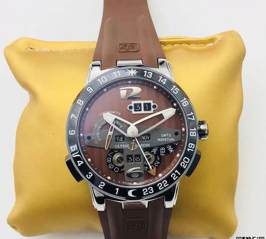 Ulysse Nardin El Toro 322-00 TW Factory 1:1 Best Edition Replica Watch Brown Dial