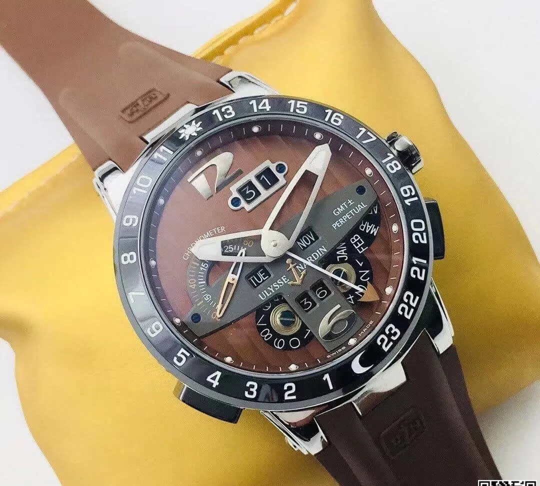 Ulysse Nardin El Toro 322-00 TW Factory 1:1 Best Edition Replica Watch Brown Dial