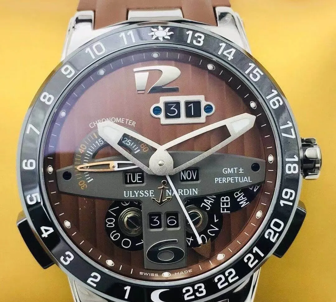 Ulysse Nardin El Toro 322-00 TW Factory 1:1 Best Edition Replica Watch Brown Dial
