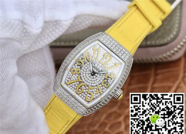 Franck Muller Vanguard Ladies ABF Factory 1:1 Best Edition Replica Watch Diamond-set Dial Bezel