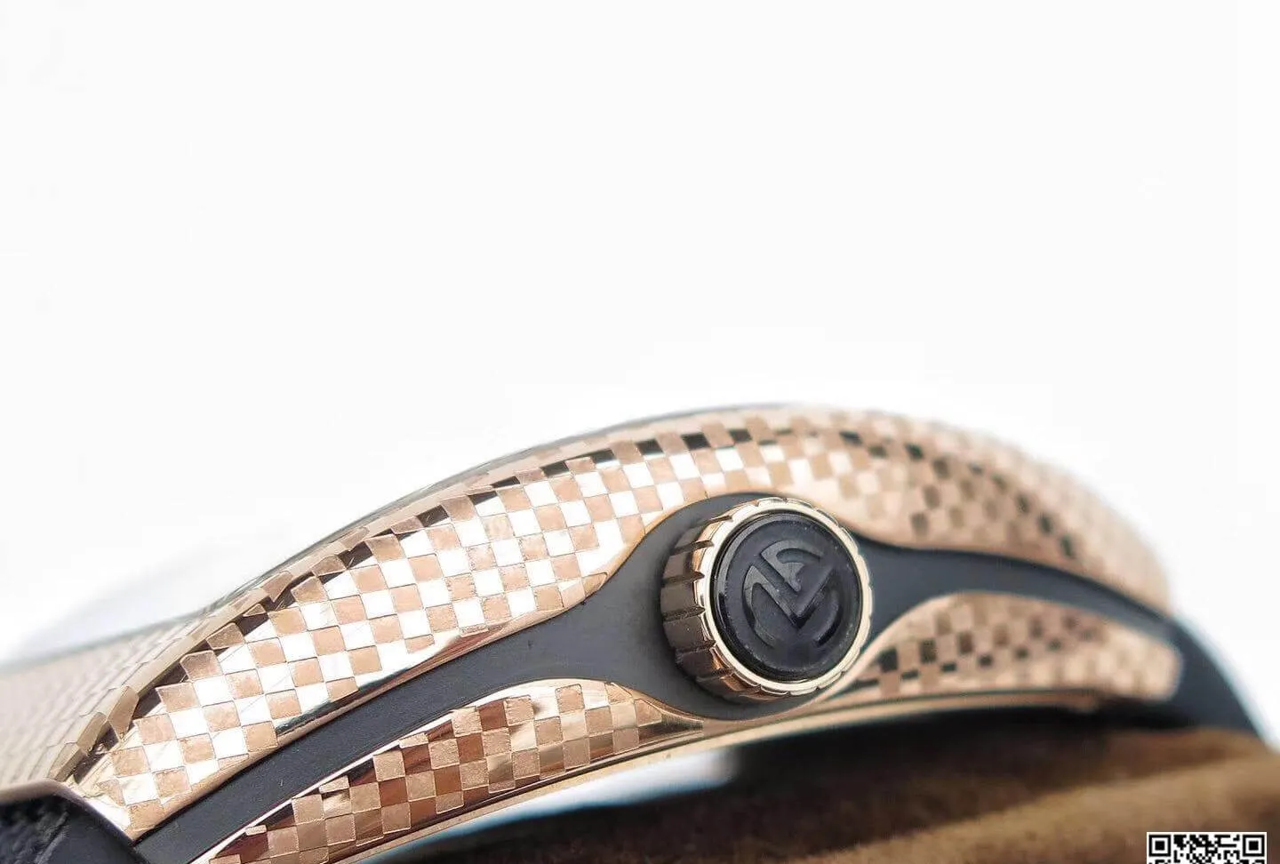 Franck Muller Vanguard V45 SC DT Rose Gold Plaid 1:1 Best Edition Replica Watch Swiss ETA2824-2