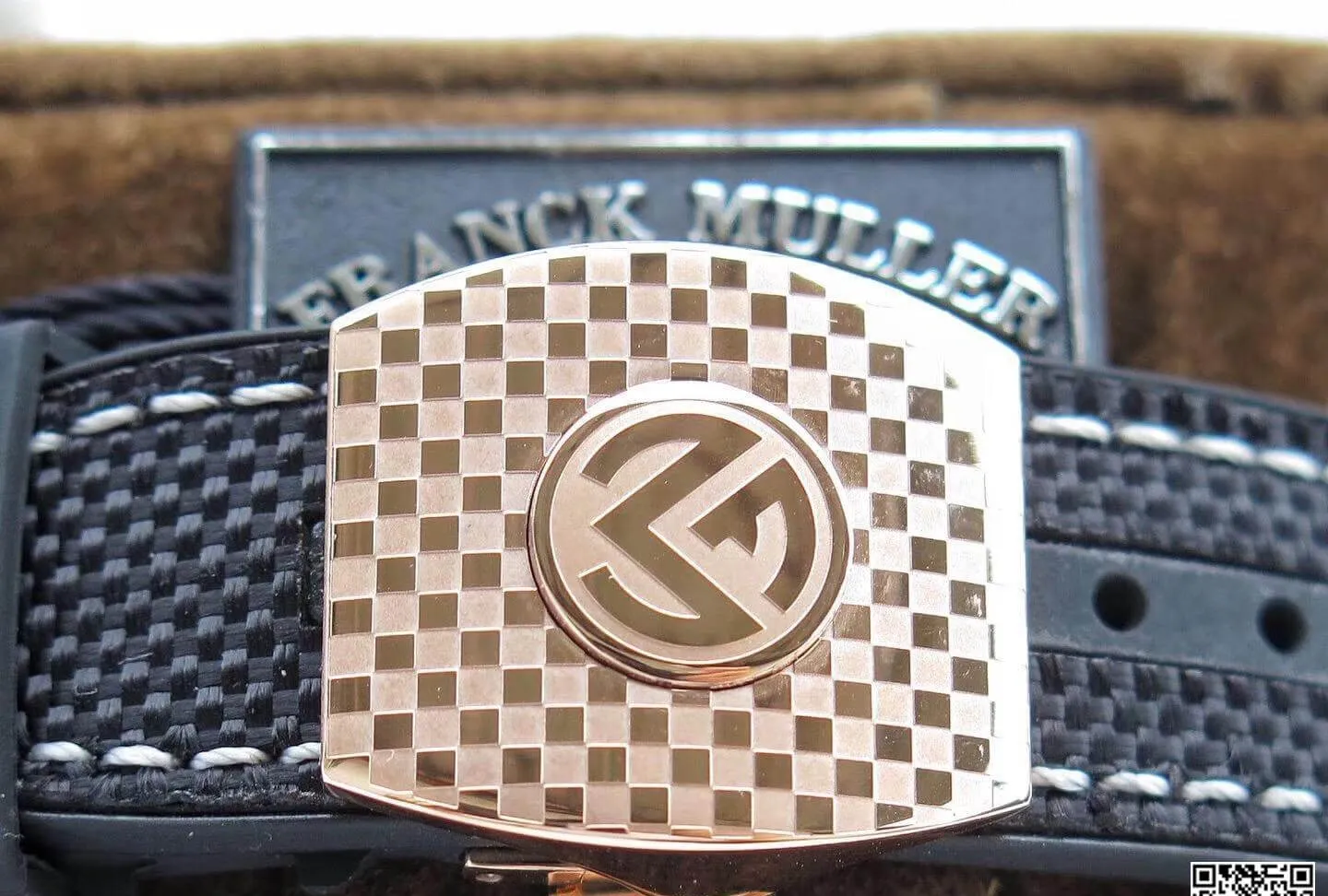 Franck Muller Vanguard V45 SC DT Rose Gold Plaid 1:1 Best Edition Replica Watch Swiss ETA2824-2