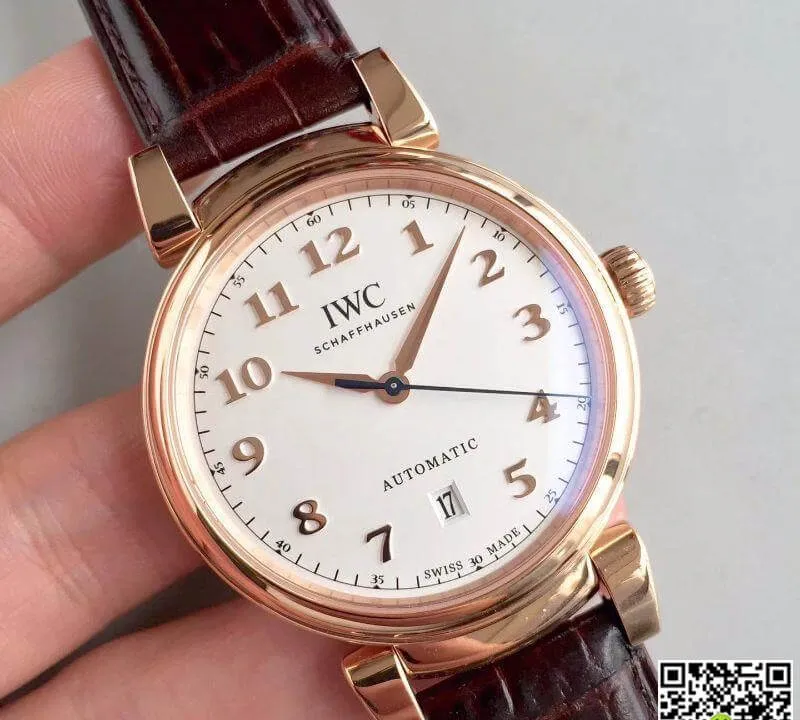 IWC Da Vinci IW356601 MKS Factory 1:1 Best Edition Replica Watch Swiss ETA2892 Rose Gold