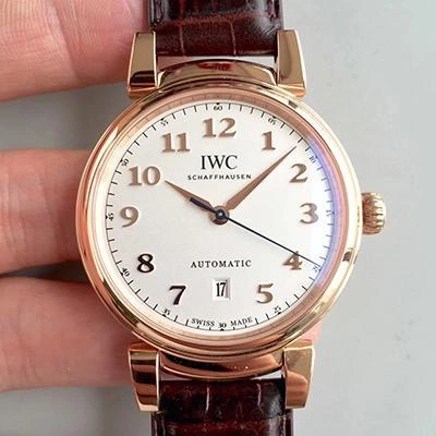 IWC Da Vinci IW356601 MKS Factory 1:1 Best Edition Replica Watch Swiss ETA2892 Rose Gold