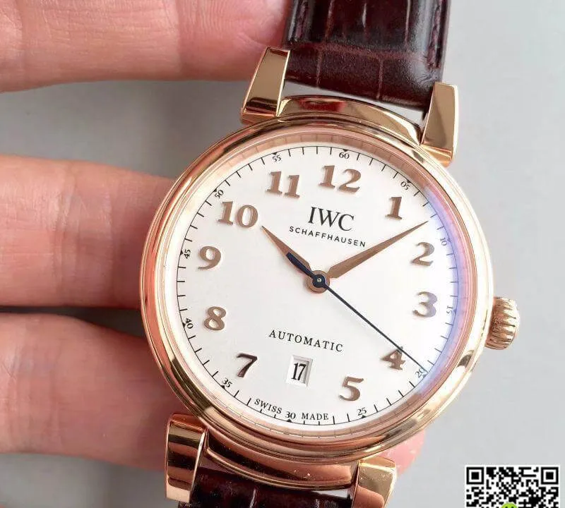 IWC Da Vinci IW356601 MKS Factory 1:1 Best Edition Replica Watch Swiss ETA2892 Rose Gold