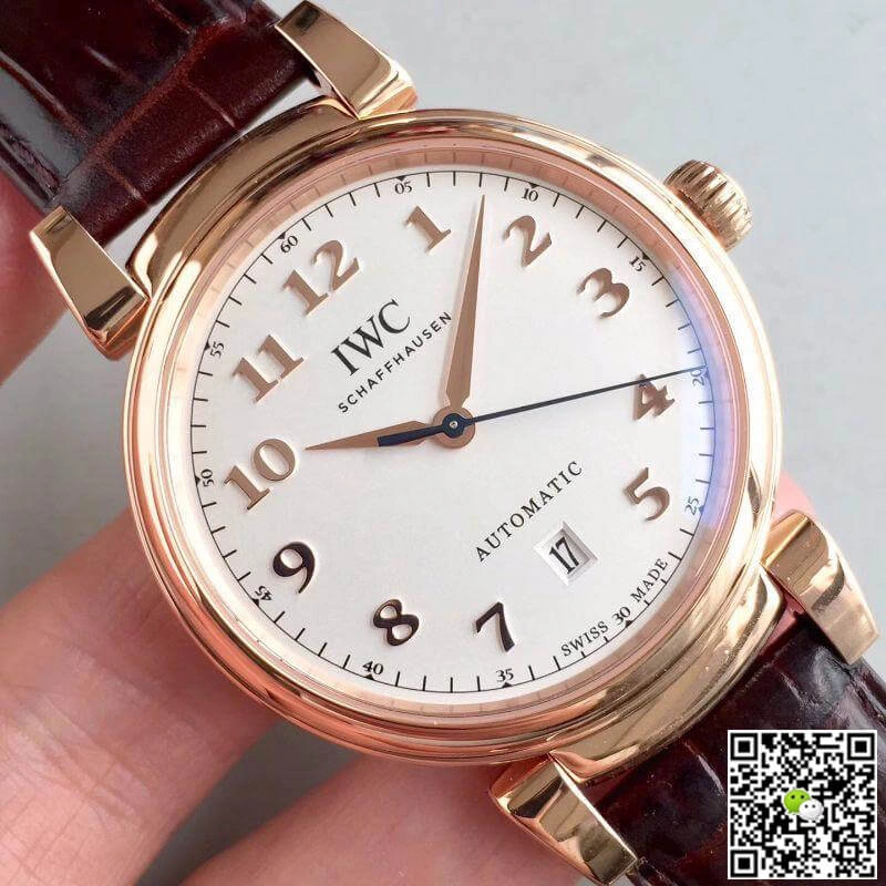 IWC Da Vinci IW356601 MKS Factory 1:1 Best Edition Replica Watch Swiss ETA2892 Rose Gold