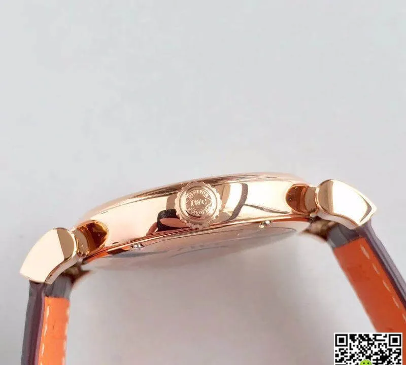 IWC Da Vinci IW356601 MKS Factory 1:1 Best Edition Replica Watch Swiss ETA2892 Rose Gold