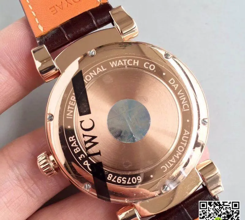 IWC Da Vinci IW356601 MKS Factory 1:1 Best Edition Replica Watch Swiss ETA2892 Rose Gold