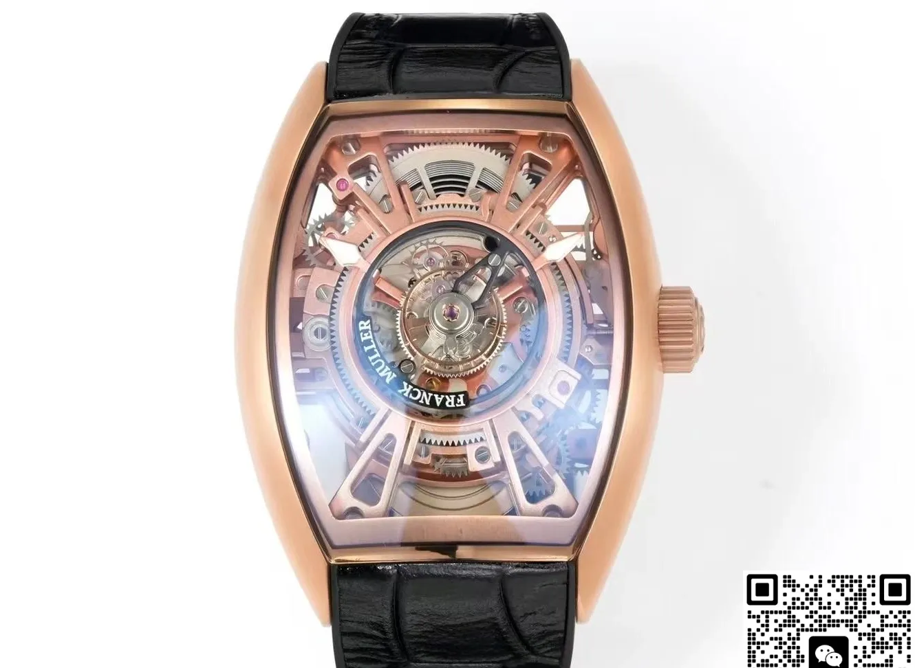 NEW Factory Franck Muller Tourbillon Alligator strap 1:1 Best Edition Replica Watch