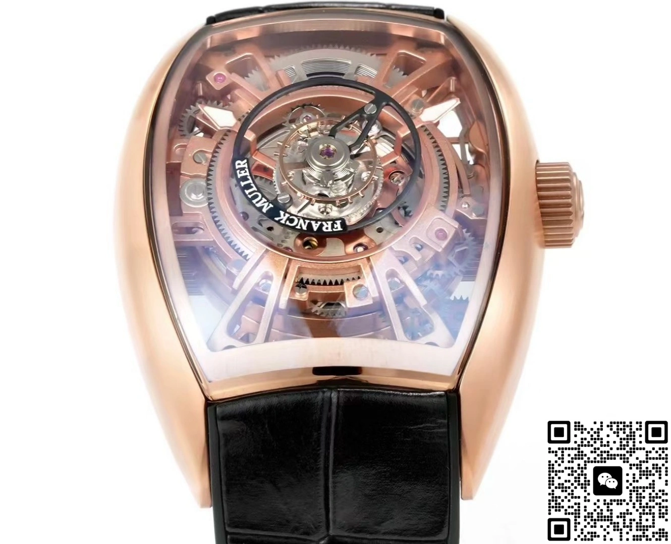 NEW Factory Franck Muller Tourbillon Alligator strap 1:1 Best Edition Replica Watch