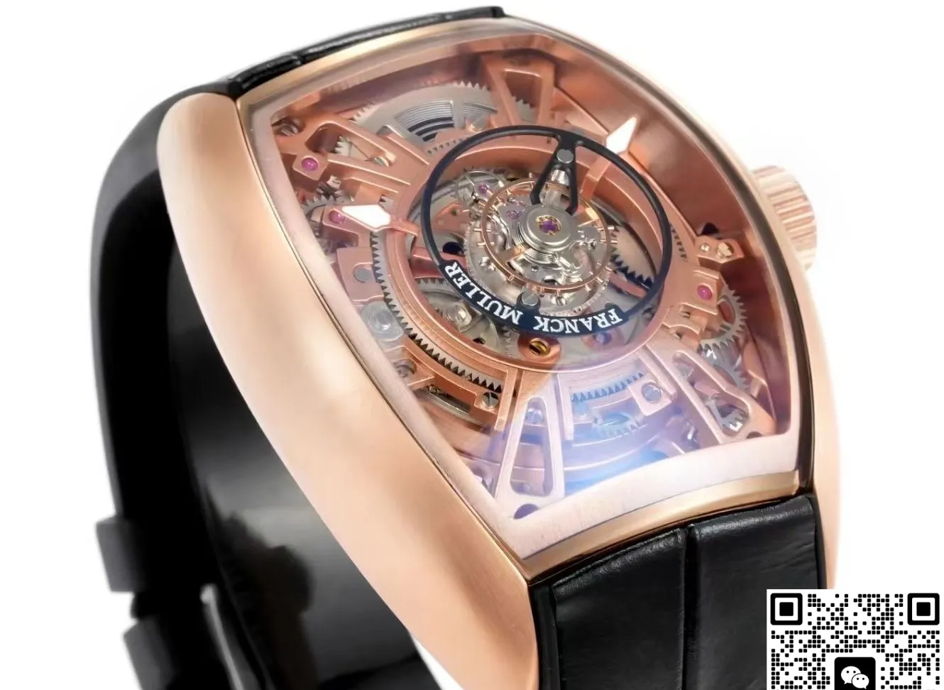 NEW Factory Franck Muller Tourbillon Alligator strap 1:1 Best Edition Replica Watch