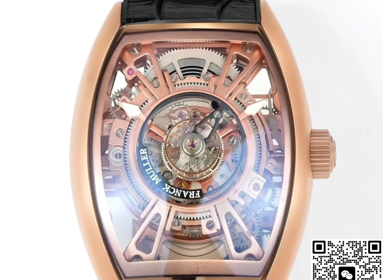 NEW Factory Franck Muller Tourbillon Alligator strap 1:1 Best Edition Replica Watch