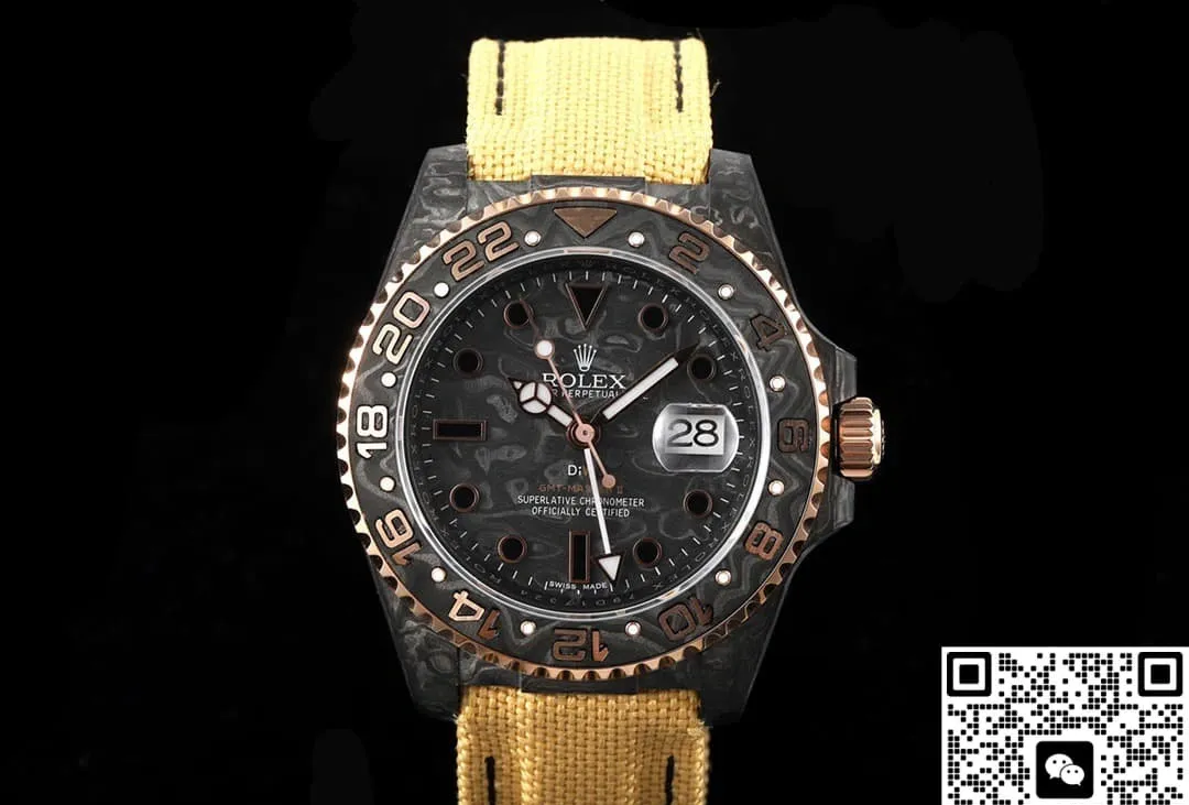 DIW Factory V2 Rolex GMT-Master II carbon fiber Case 1:1 Best Edition Replica Watch