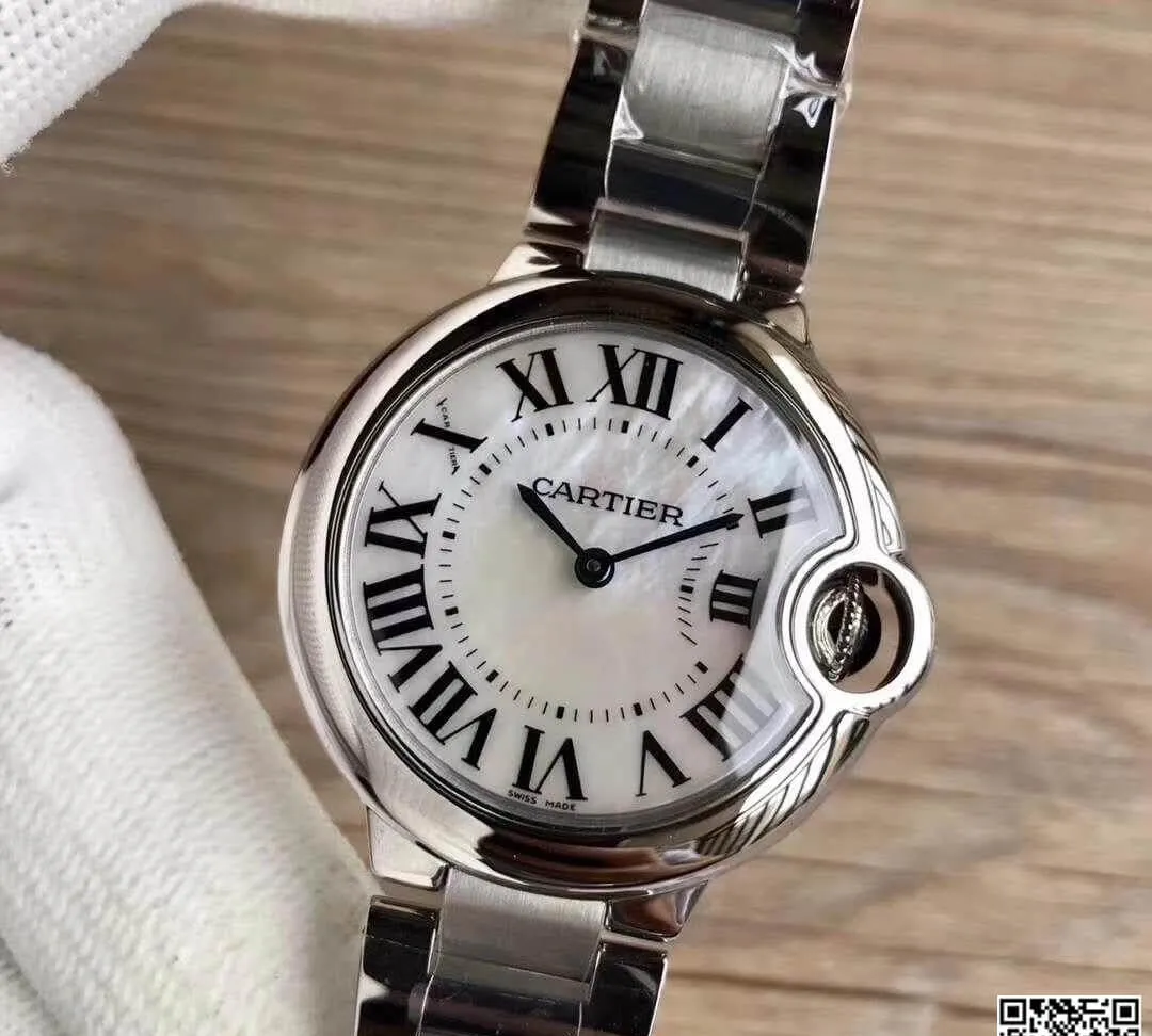 Ballon Bleu De Cartier W6920084 V6 Factory 1:1 Best Edition Replica Watch Swiss Ronda Quartz Oyster Dial