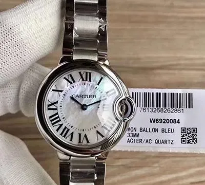 Ballon Bleu De Cartier W6920084 V6 Factory 1:1 Best Edition Replica Watch Swiss Ronda Quartz Oyster Dial