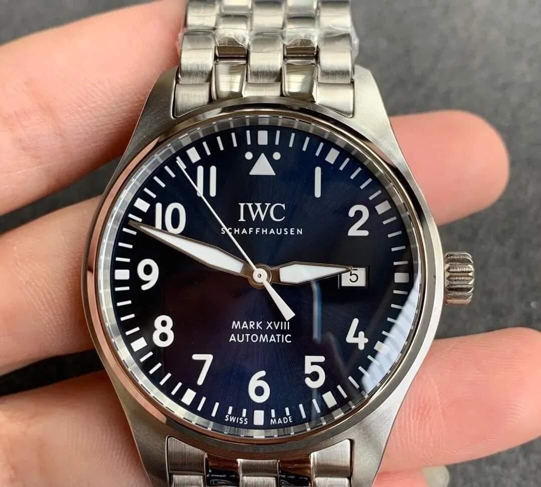 IWC Pilot IW327014 V7 Factory 1:1 Best Edition Replica Watch Stainless Steel Bezel