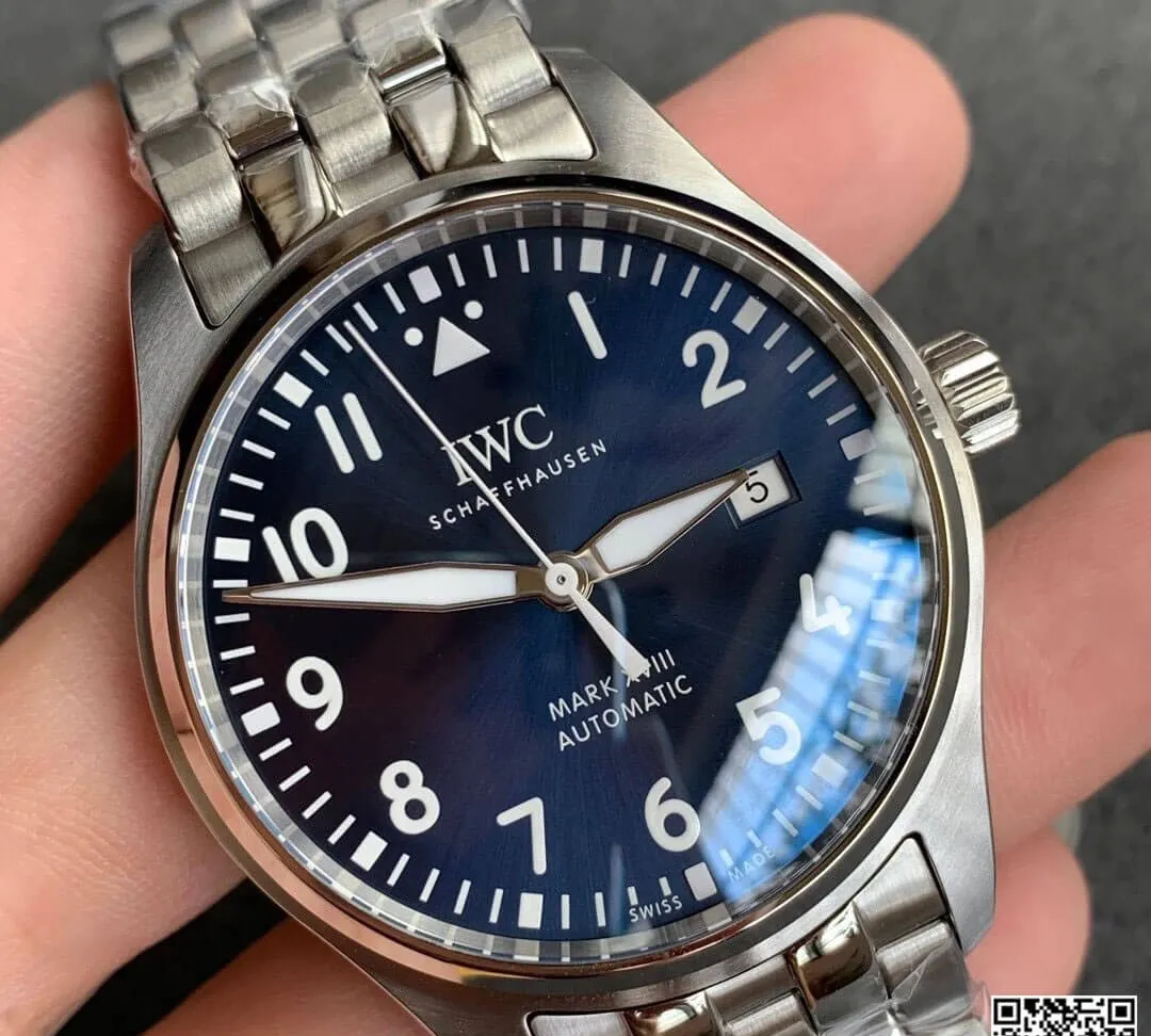 IWC Pilot IW327014 V7 Factory 1:1 Best Edition Replica Watch Stainless Steel Bezel
