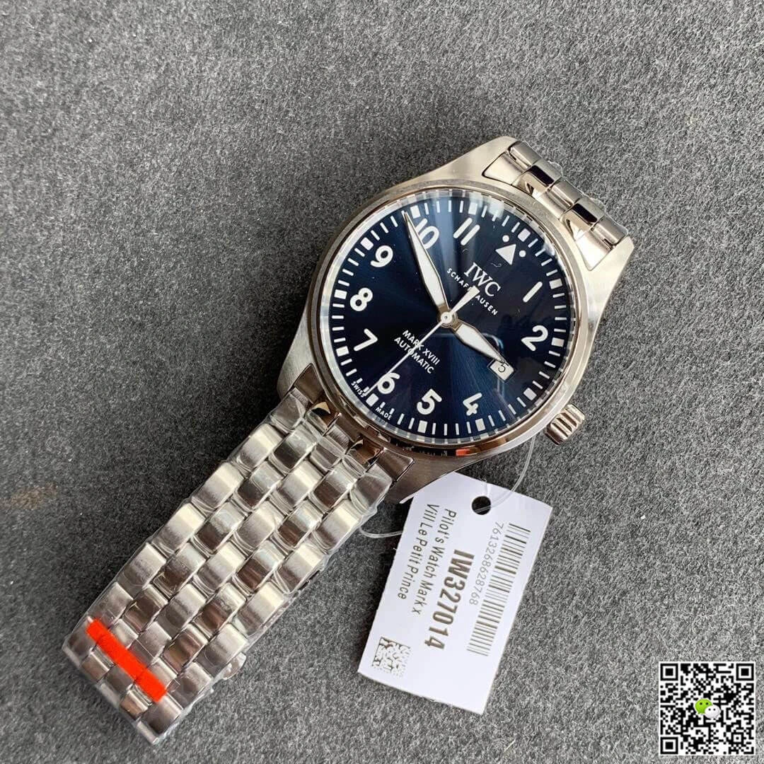 IWC Pilot IW327014 V7 Factory 1:1 Best Edition Replica Watch Stainless Steel Bezel