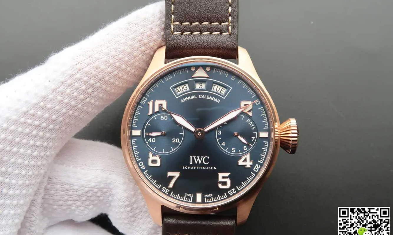 IWC Pilot IW502701 ZF Factory 1:1 Best Edition Replica Watch Stainless Steel Bezel