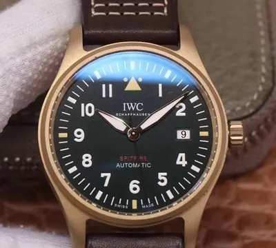 IWC Pilot Spitfire IW326802 MKS Factory 1:1 Best Edition Replica Watch Brown Strap