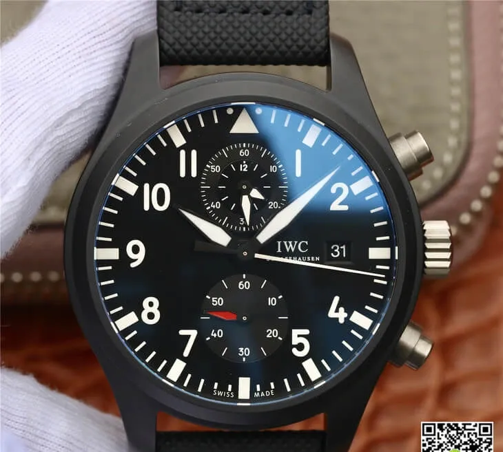 IWC Pilot TOP GUN IW389001 ZF Factory 1:1 Best Edition Replica Watch Ceramic Bezel