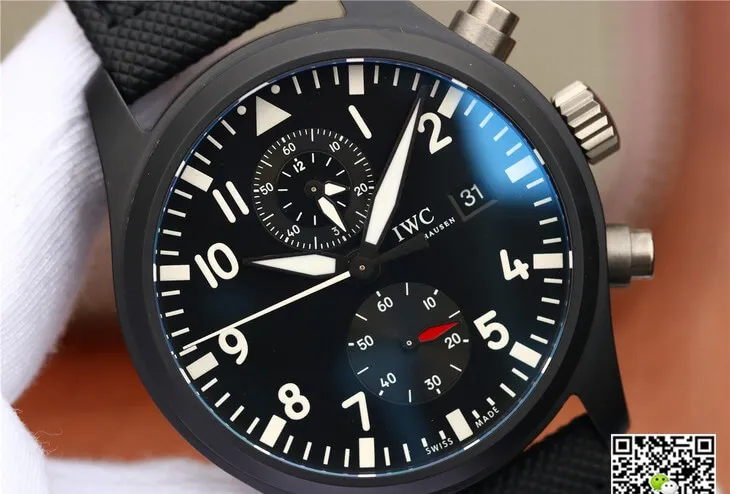 IWC Pilot TOP GUN IW389001 ZF Factory 1:1 Best Edition Replica Watch Ceramic Bezel