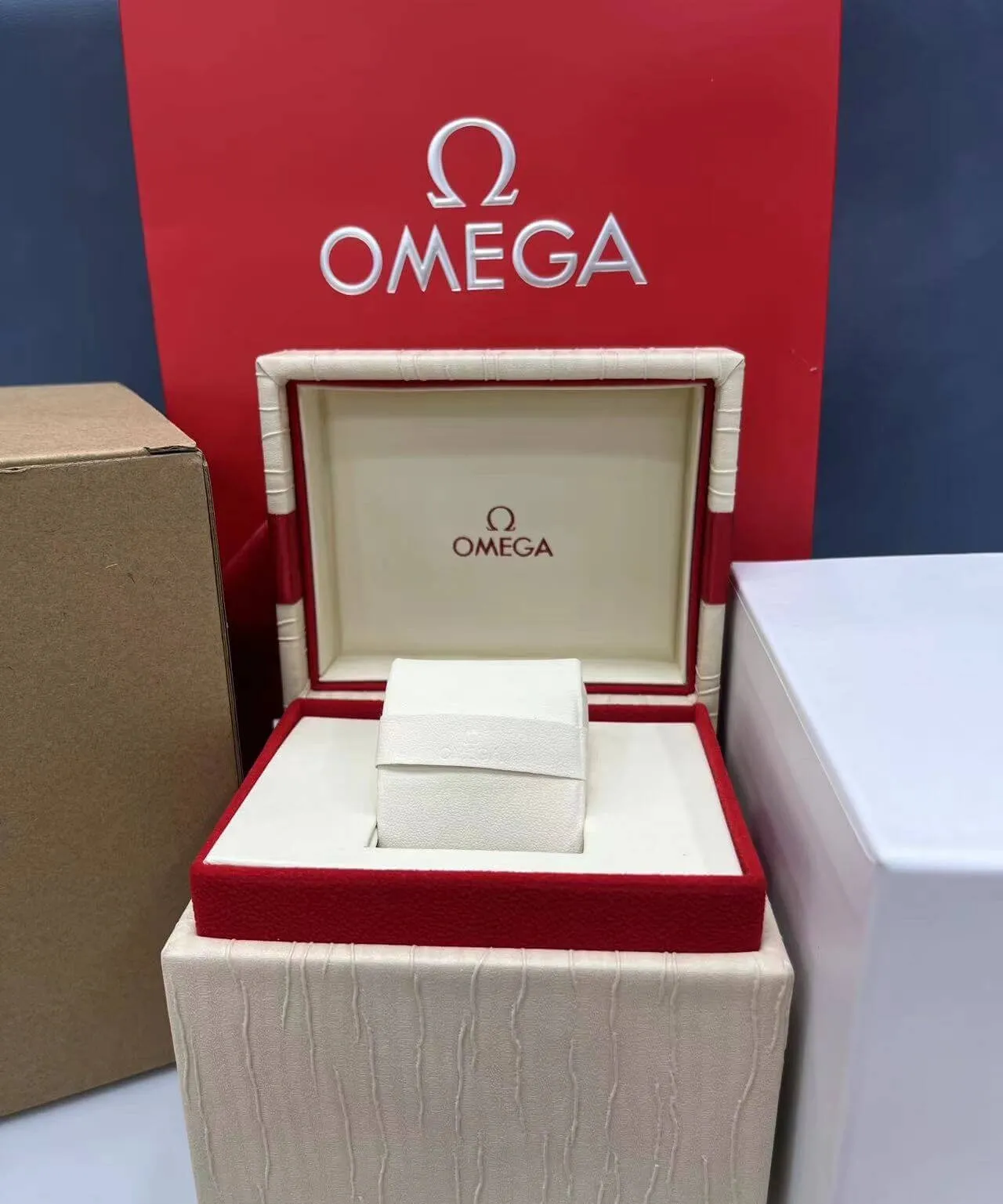 Women Omega 1:1 Best Edition Replica Watch Box