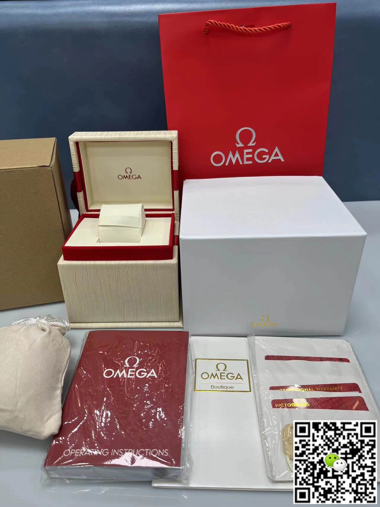 Women Omega 1:1 Best Edition Replica Watch Box