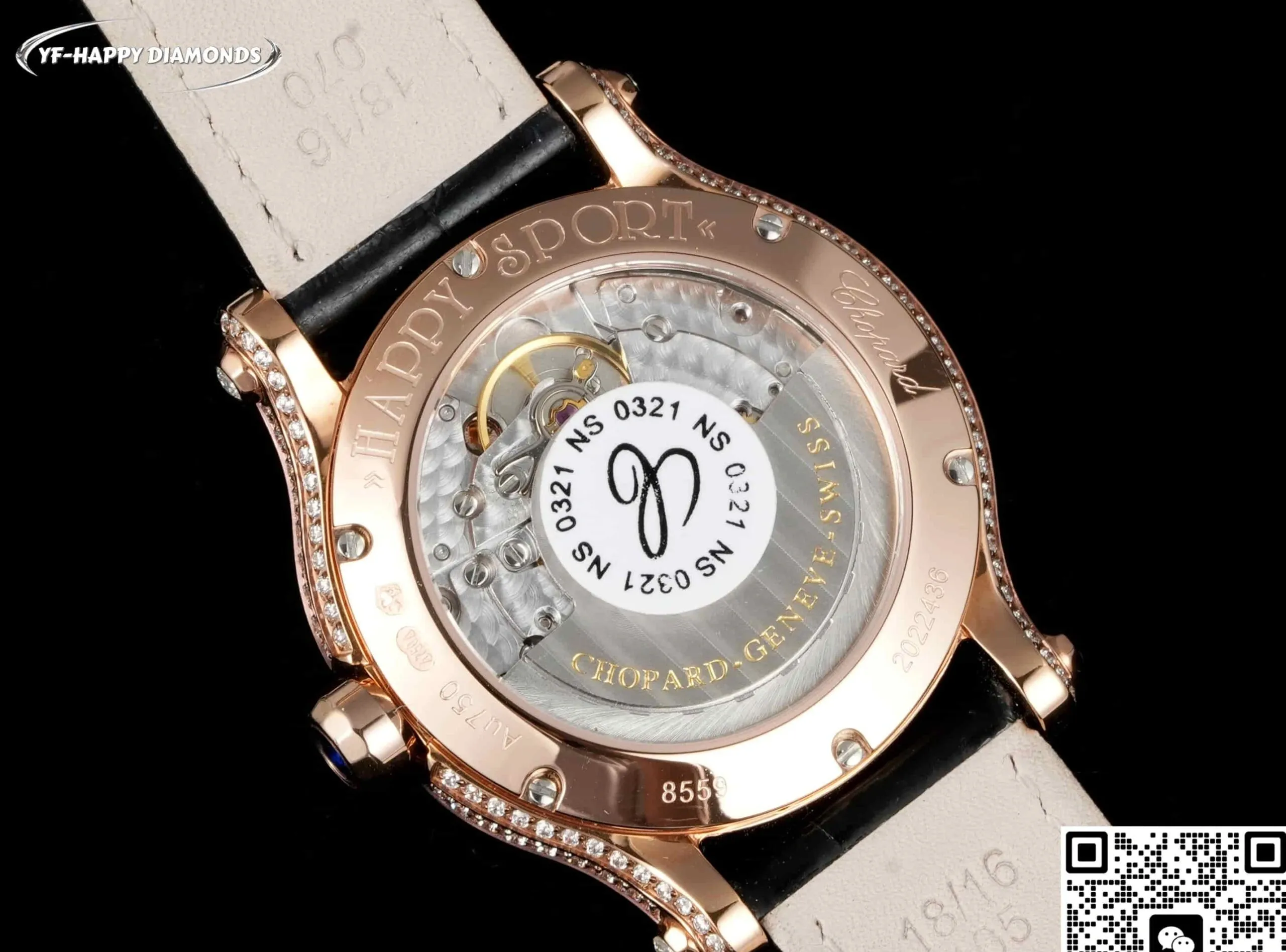 YF Factory Chopard HAPPY DIAMONDS 274891-5001 1:1 Best Edition Replica Watch