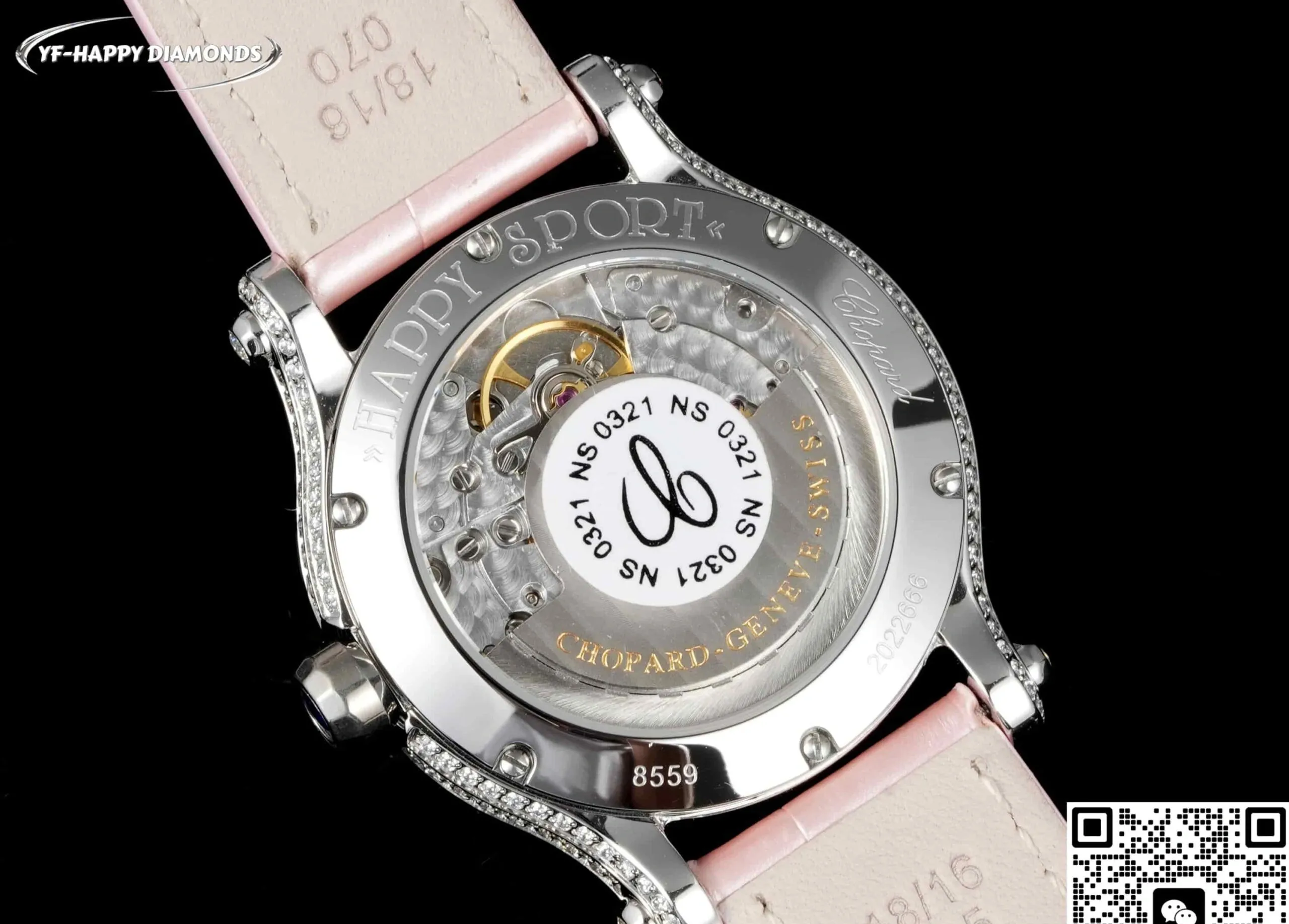 YF Factory Chopard HAPPY DIAMONDS 274891-9001 1:1 Best Edition Replica Watch