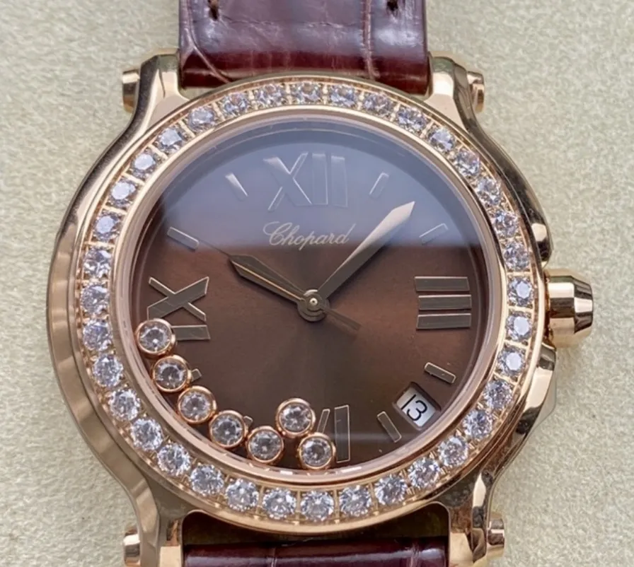 YF Factory Chopard HAPPY DIAMONDS 277473-5008 1:1 Best Edition Replica Watch