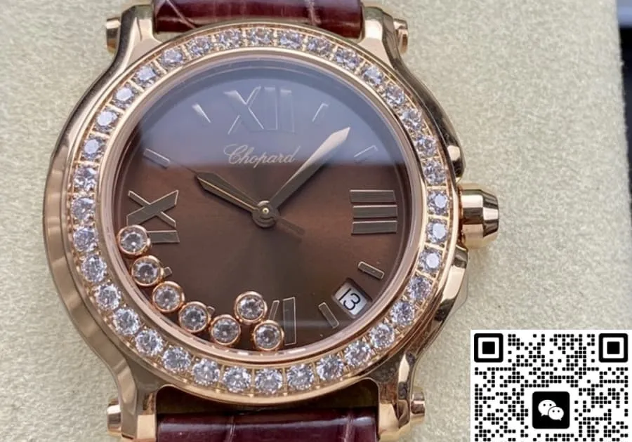 YF Factory Chopard HAPPY DIAMONDS 277473-5008 1:1 Best Edition Replica Watch