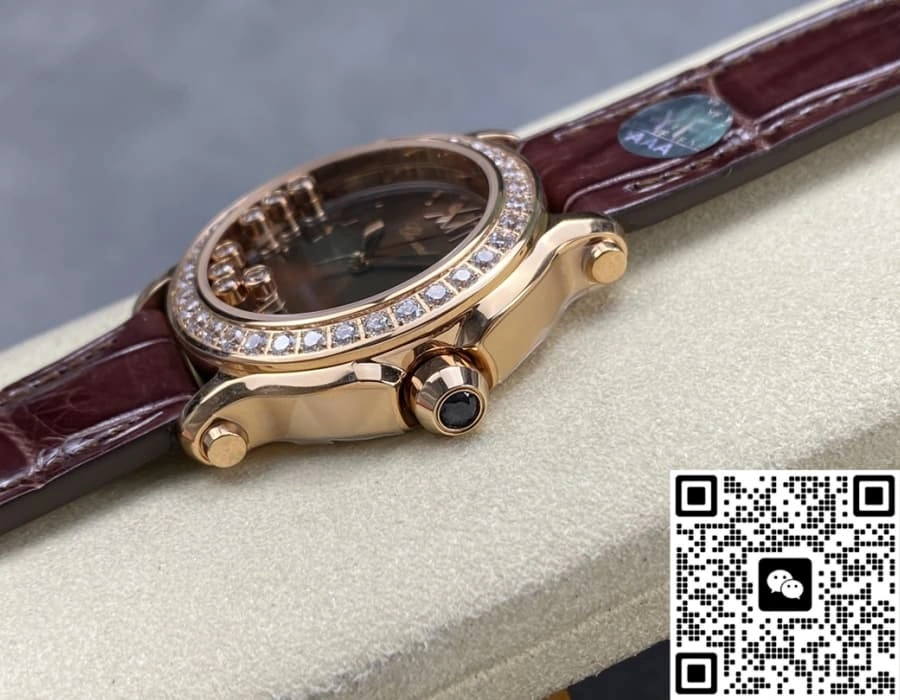 YF Factory Chopard HAPPY DIAMONDS 277473-5008 1:1 Best Edition Replica Watch