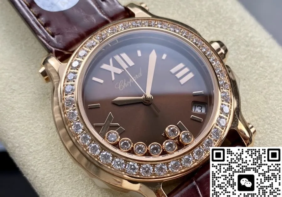 YF Factory Chopard HAPPY DIAMONDS 277473-5008 1:1 Best Edition Replica Watch