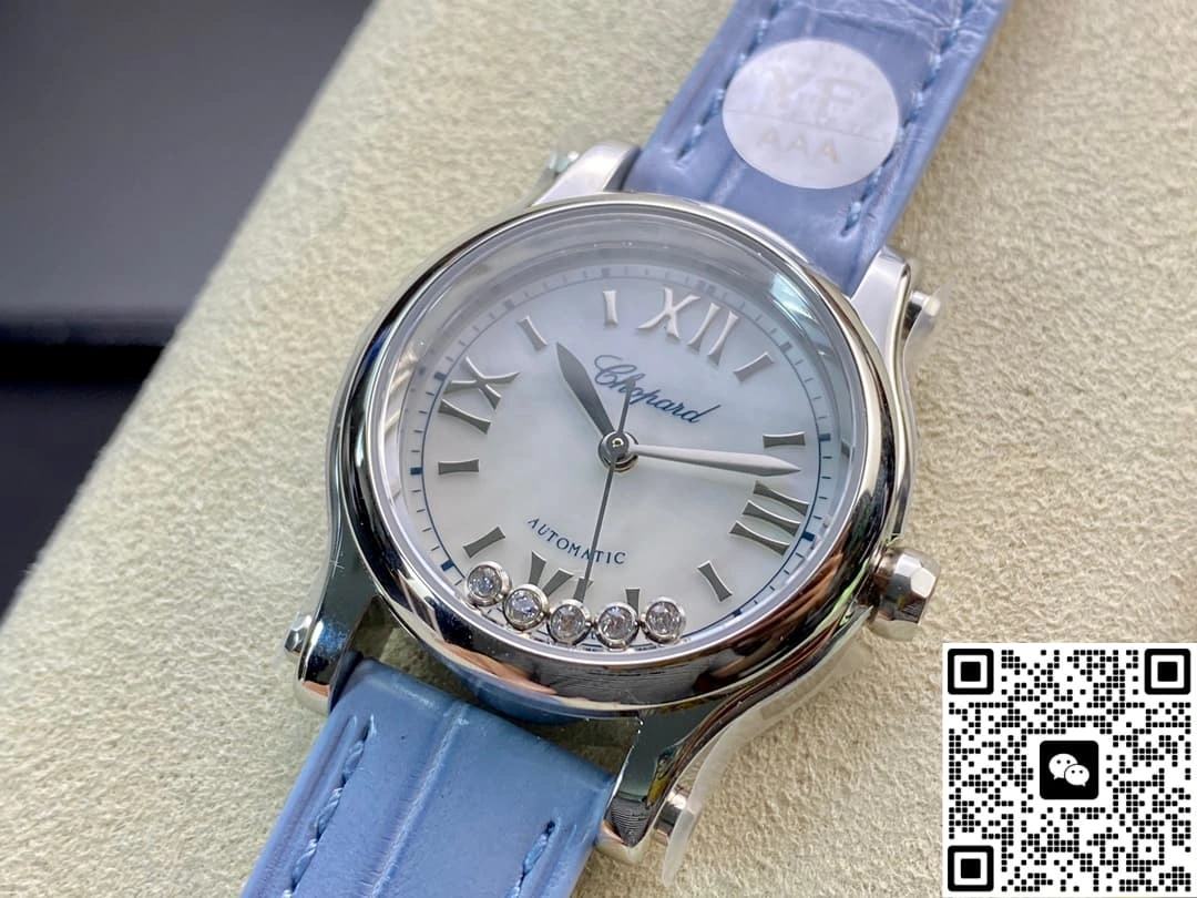 YF Factory Chopard Happy Sports alligator 1:1 Best Edition Replica Watch