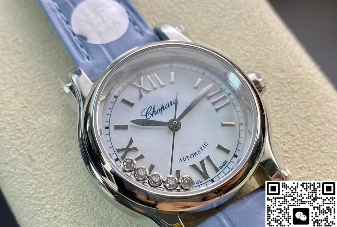YF Factory Chopard Happy Sports alligator 1:1 Best Edition Replica Watch