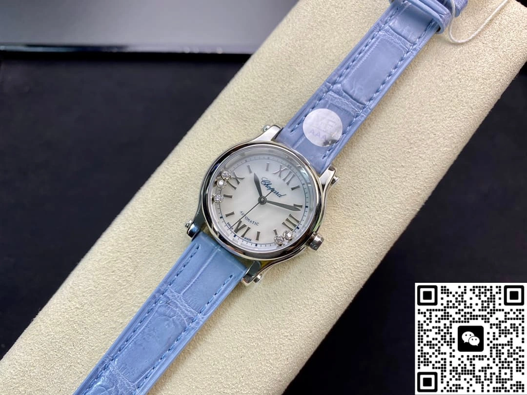 YF Factory Chopard Happy Sports alligator 1:1 Best Edition Replica Watch