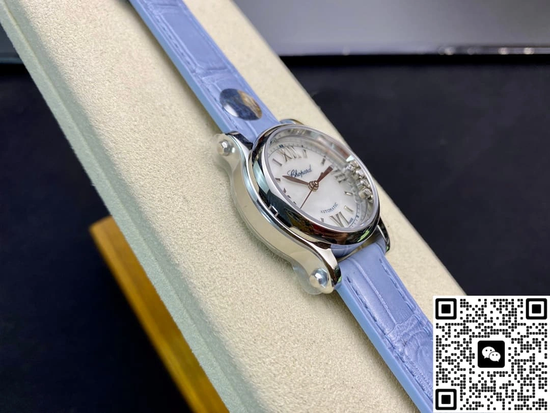 YF Factory Chopard Happy Sports alligator 1:1 Best Edition Replica Watch