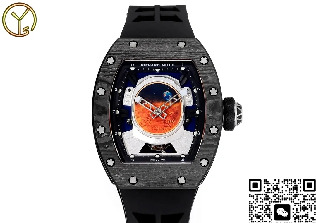 YS Factory Richard Mille RM52-05 Tourbillon black 1:1 Best Edition Replica Watch