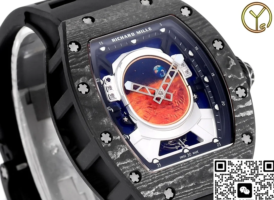 YS Factory Richard Mille RM52-05 Tourbillon black 1:1 Best Edition Replica Watch