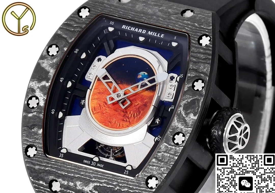 YS Factory Richard Mille RM52-05 Tourbillon black 1:1 Best Edition Replica Watch