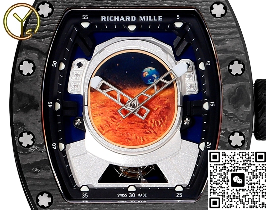 YS Factory Richard Mille RM52-05 Tourbillon black 1:1 Best Edition Replica Watch