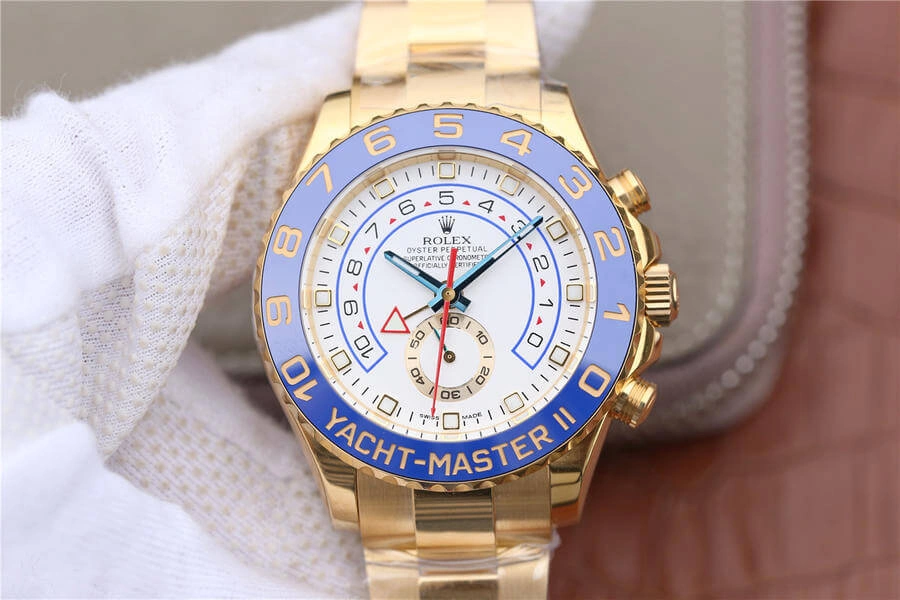 Yacht-Master II M116688-0002 JF Factory 1:1 Best Edition Replica Watch White Dial